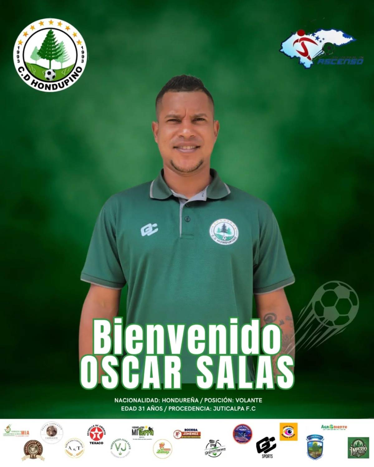 TOP 25: Los fichajes más sonados en la Liga de Ascenso para el Clausura 2025 en Honduras