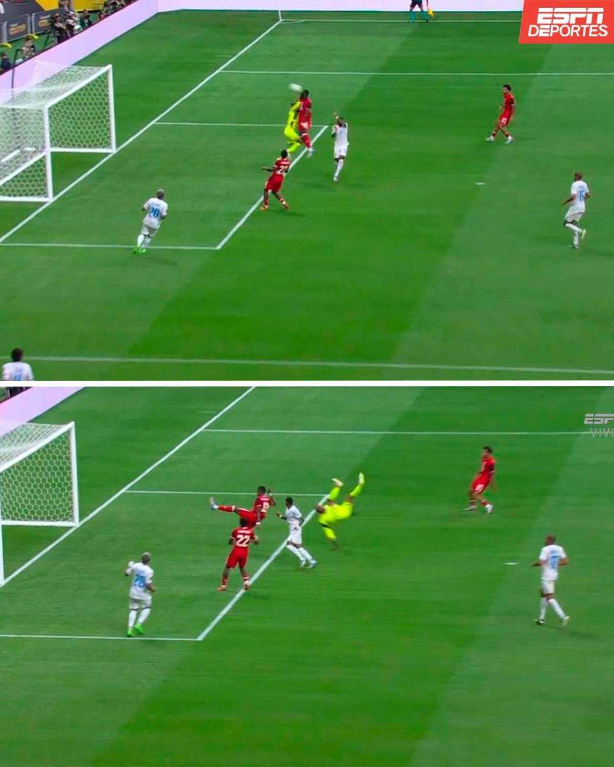 Honduras fue humillada por Canadá en Copa Oro: Los rostros de decepción y tristeza de los jugadores tras la paliza