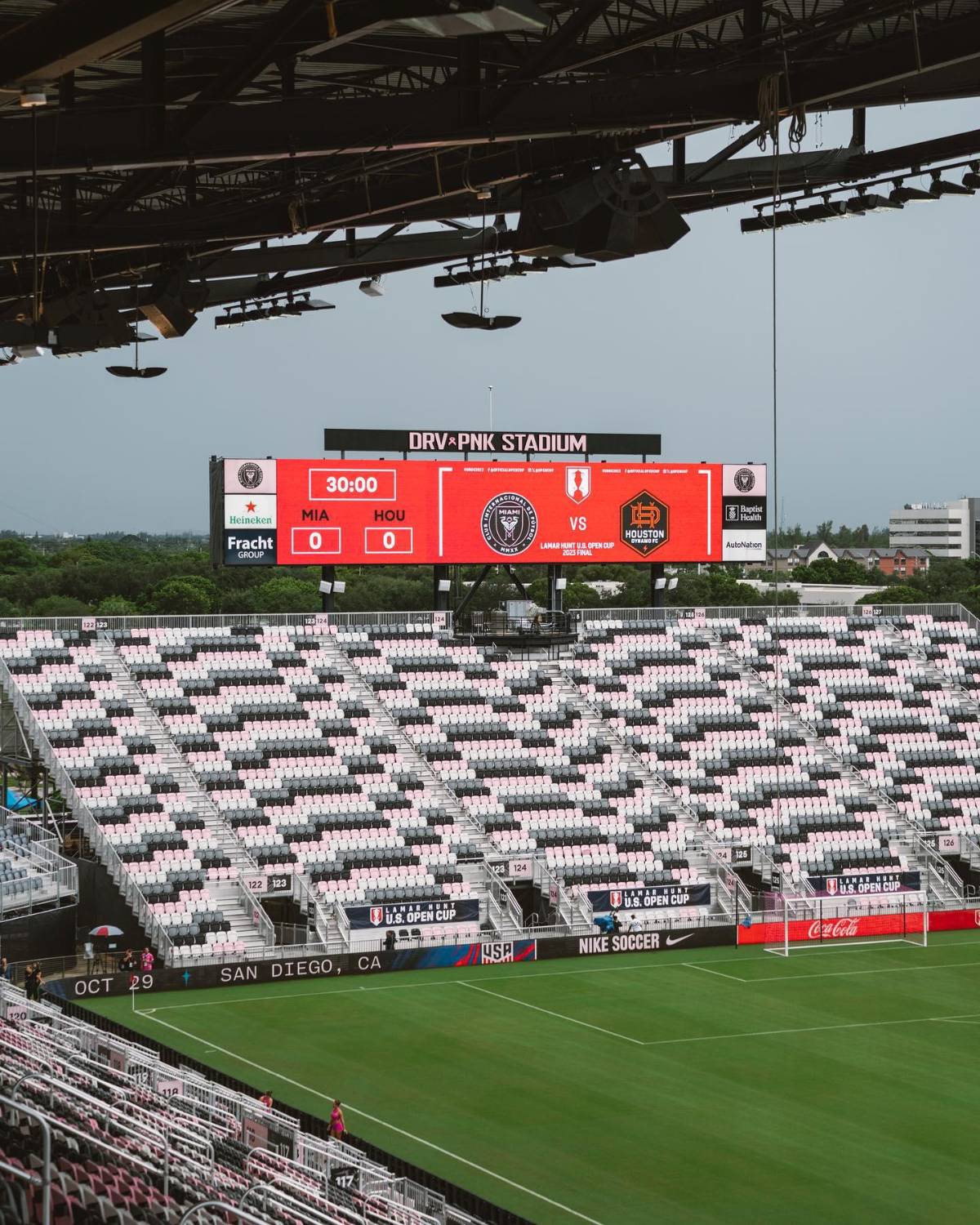El ambiente en Miami por la final de la US Open Cup entre Inter Miami y el Houston Dynamo; Zidane presente, ¿y Messi?