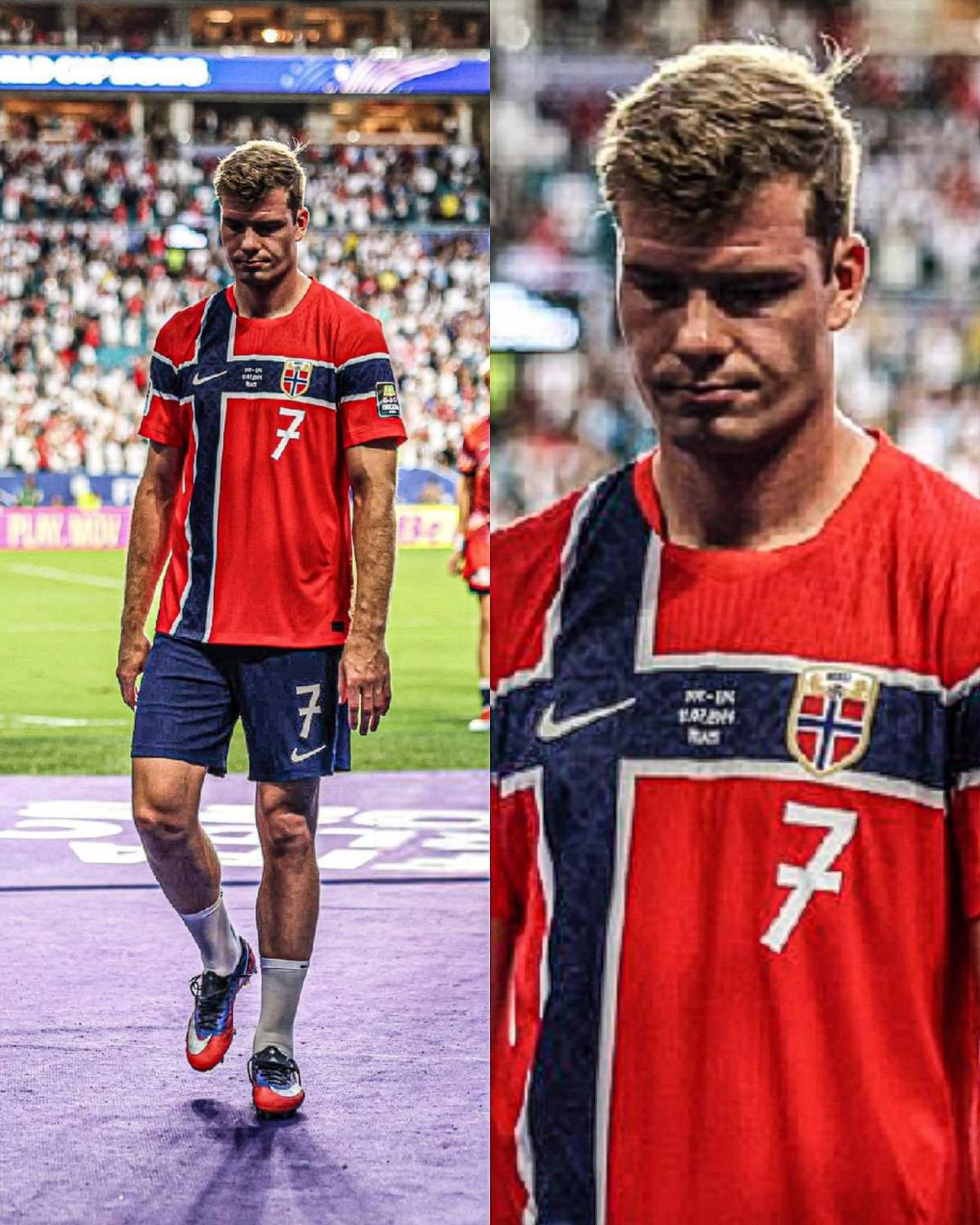 Crack de Noruega sufre tras la eliminación del Mundial 2026: su esposa explota