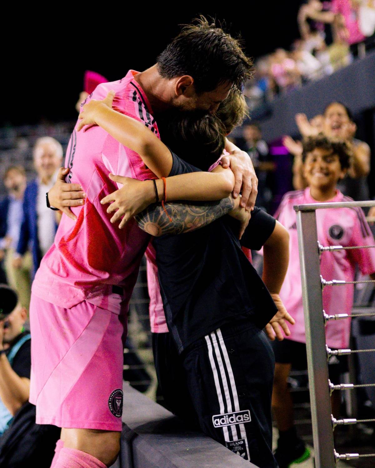 Inter Miami: el festejo de Messi con sus hijos y la algarabía tras clasificar a la final de la Leagues Cup