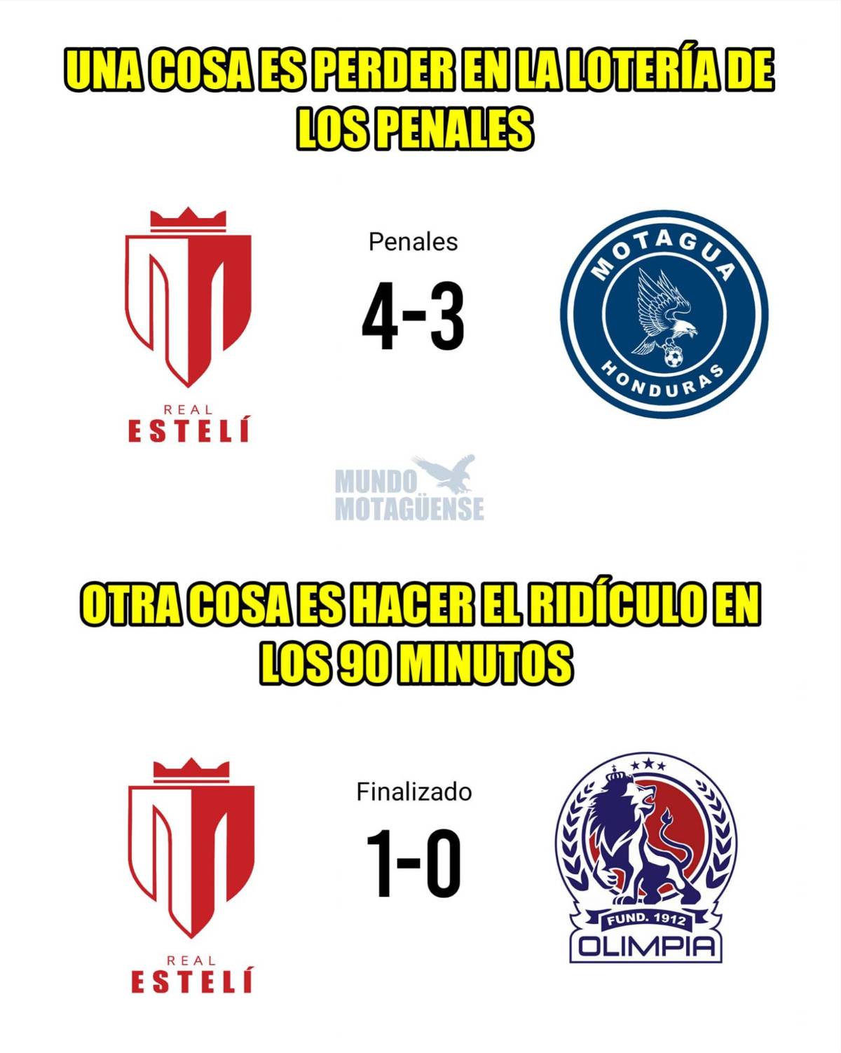 Los de Motagua no olvidan: Olimpia es víctima de los memes tras perder contra Real Estelí en Copa Centroamericana