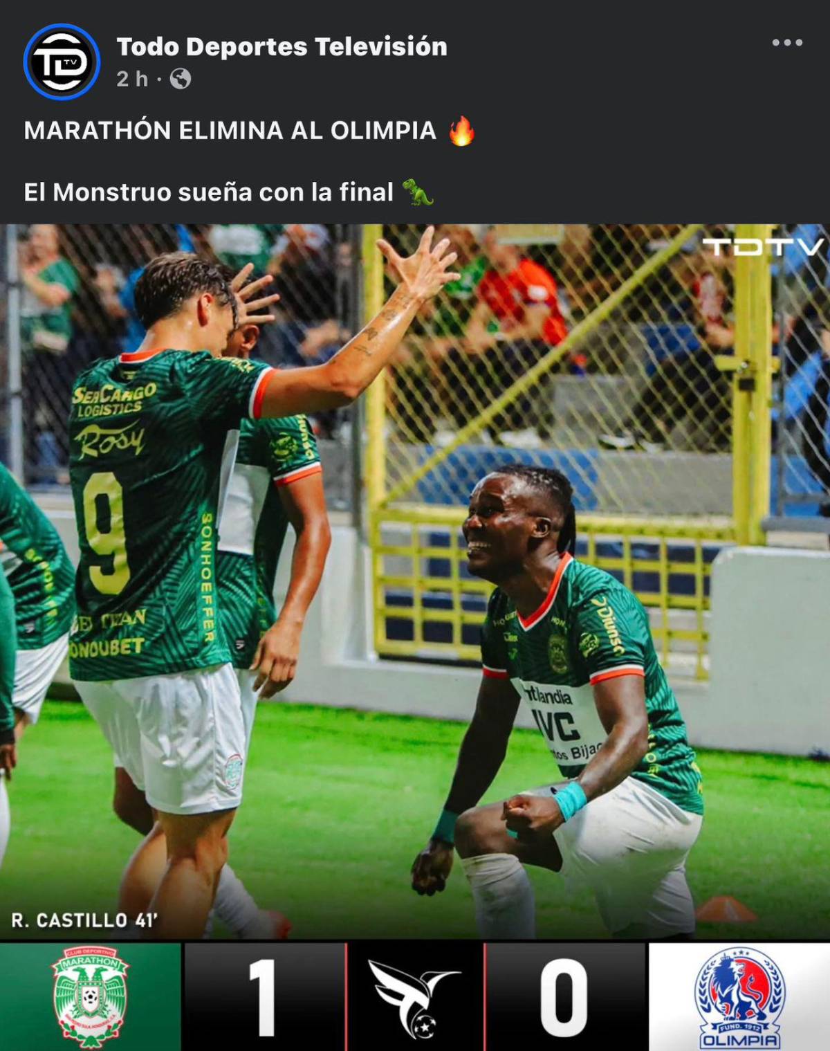 Nada de polémica: prensa reacciona a la eliminación del Olimpia ante Marathón