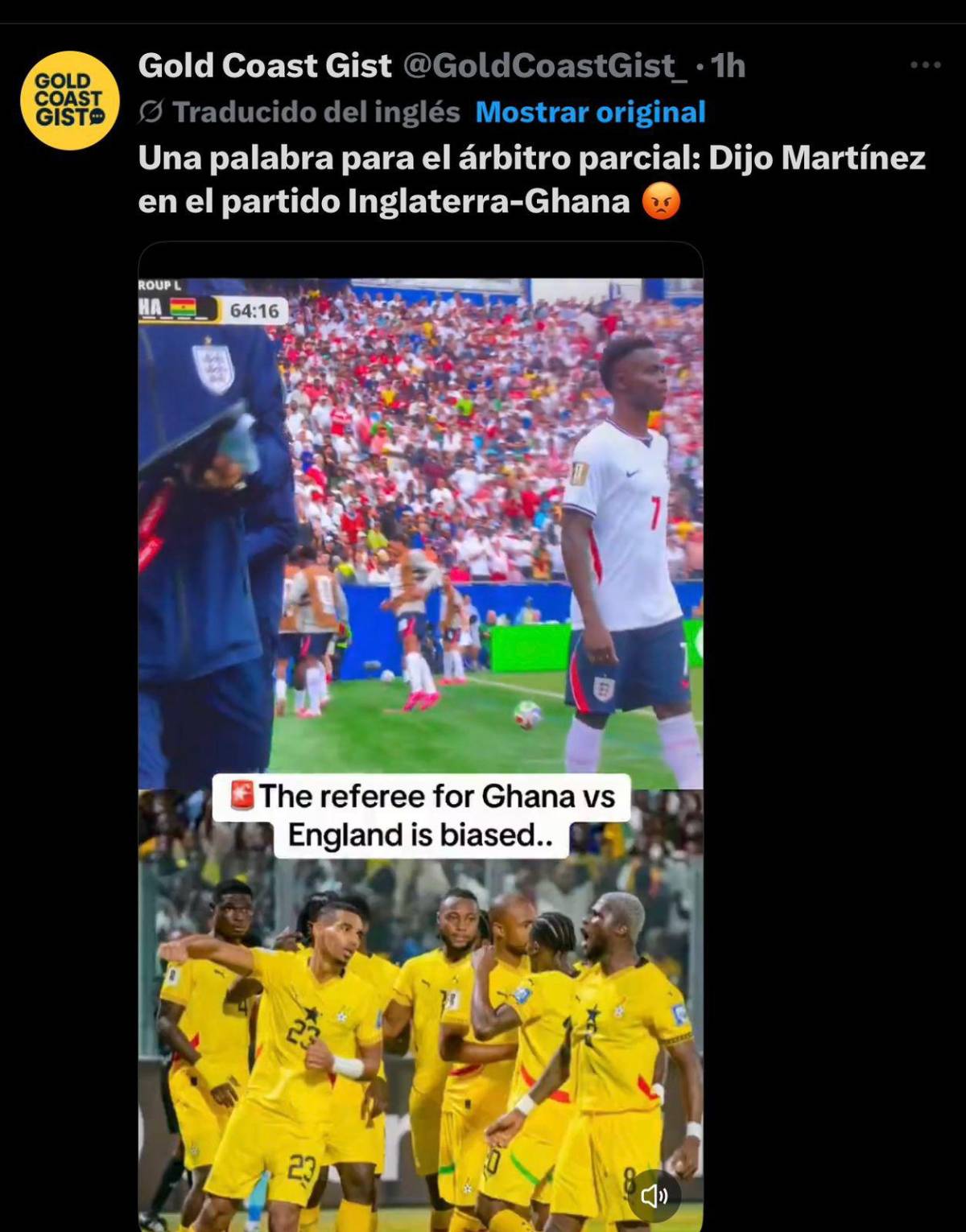Prensa apunta contra Said por no pitar un penal a favor de Ghana: Pésimo arbitraje