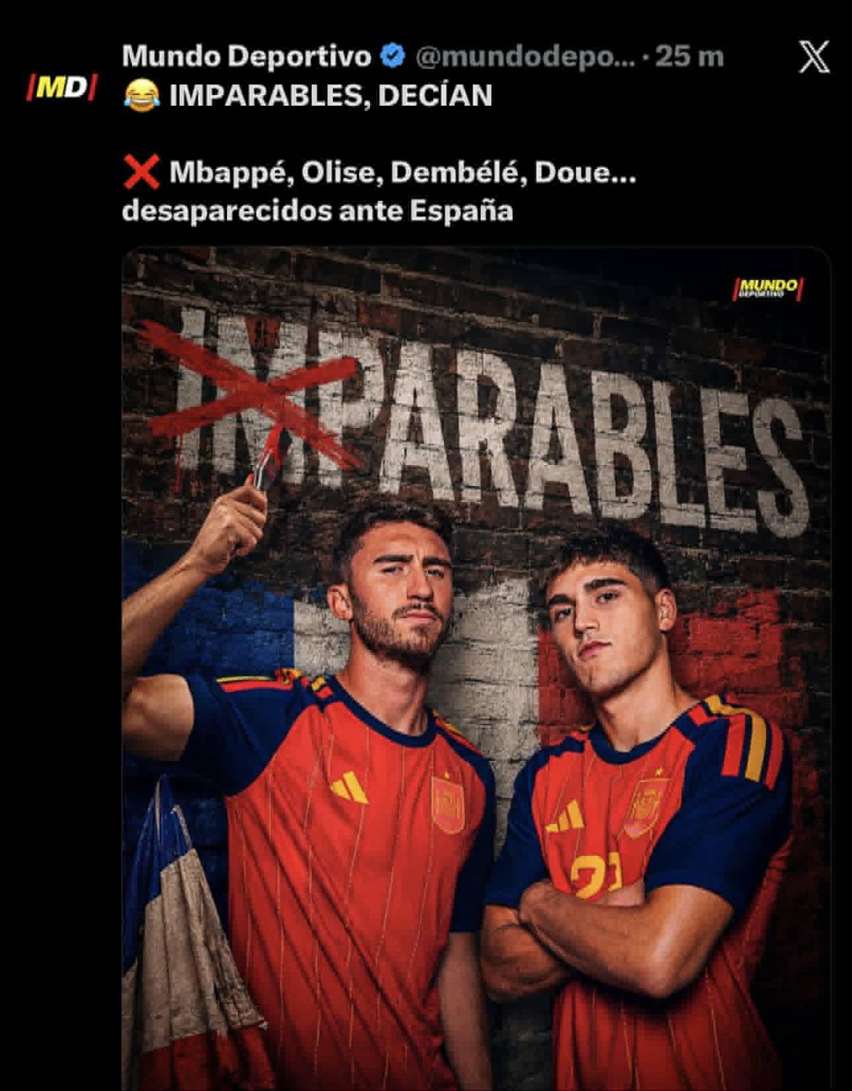 Soria se burla de Mbappé y prensa de España de toda Francia: Meneo histórico