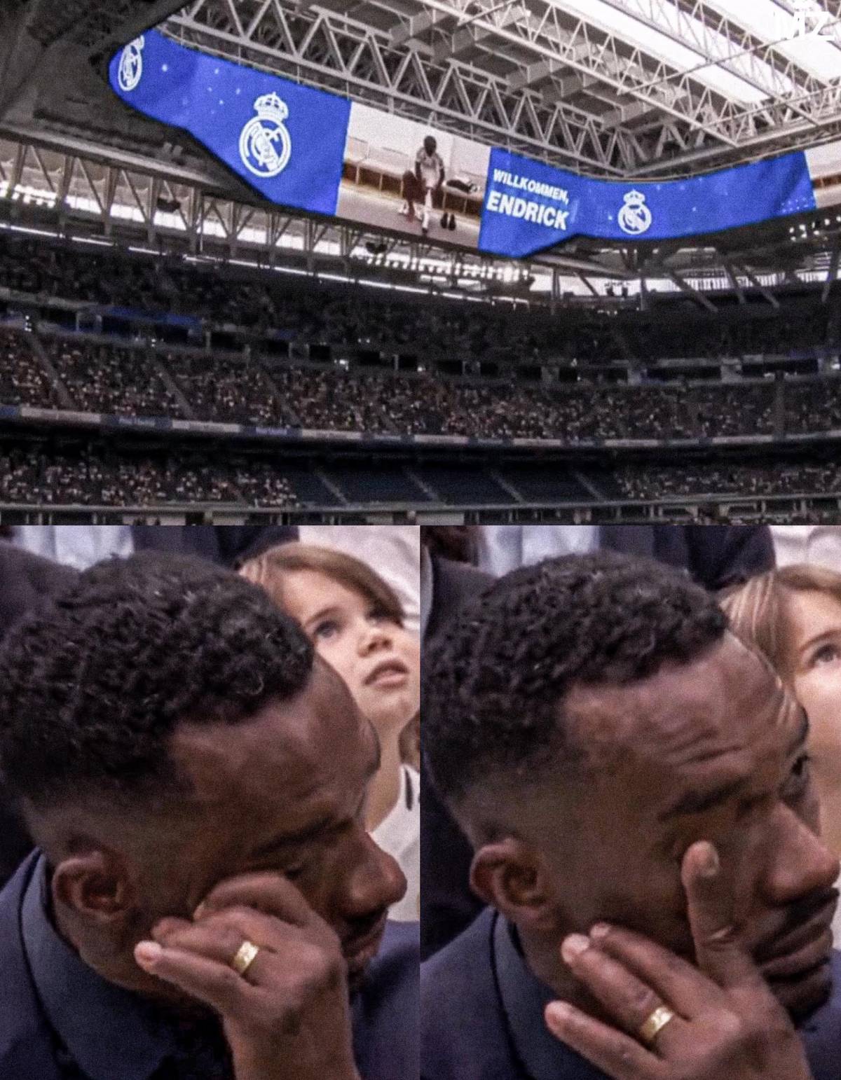 La emotiva presentación de Endrick en Real Madrid: la razón de sus lágrimas y así fue captada su hermosa novia