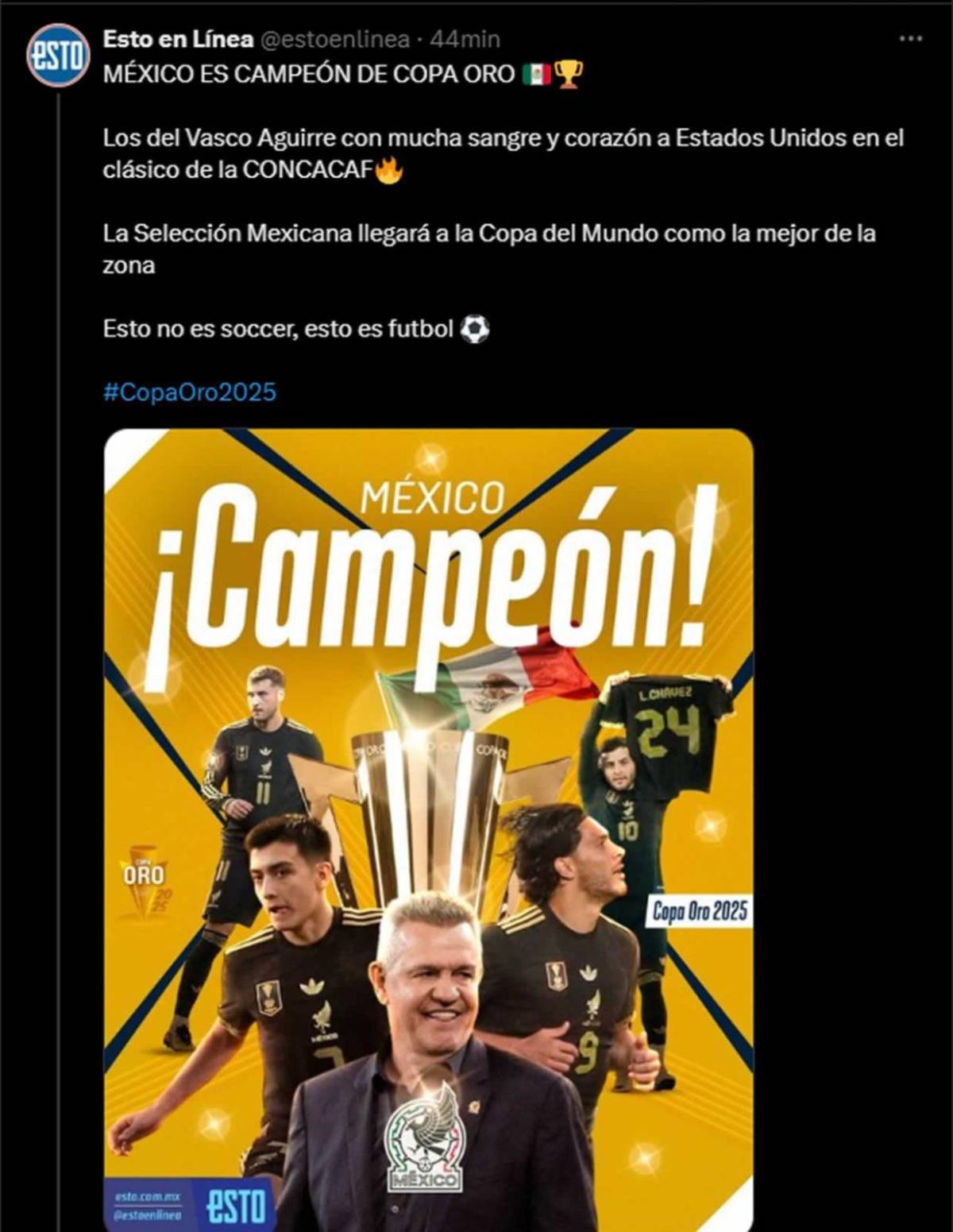 La Copa Oro que Panamá hubiese ganado, México venció a la B de Estados Unidos; la reacción de la prensa tras la final