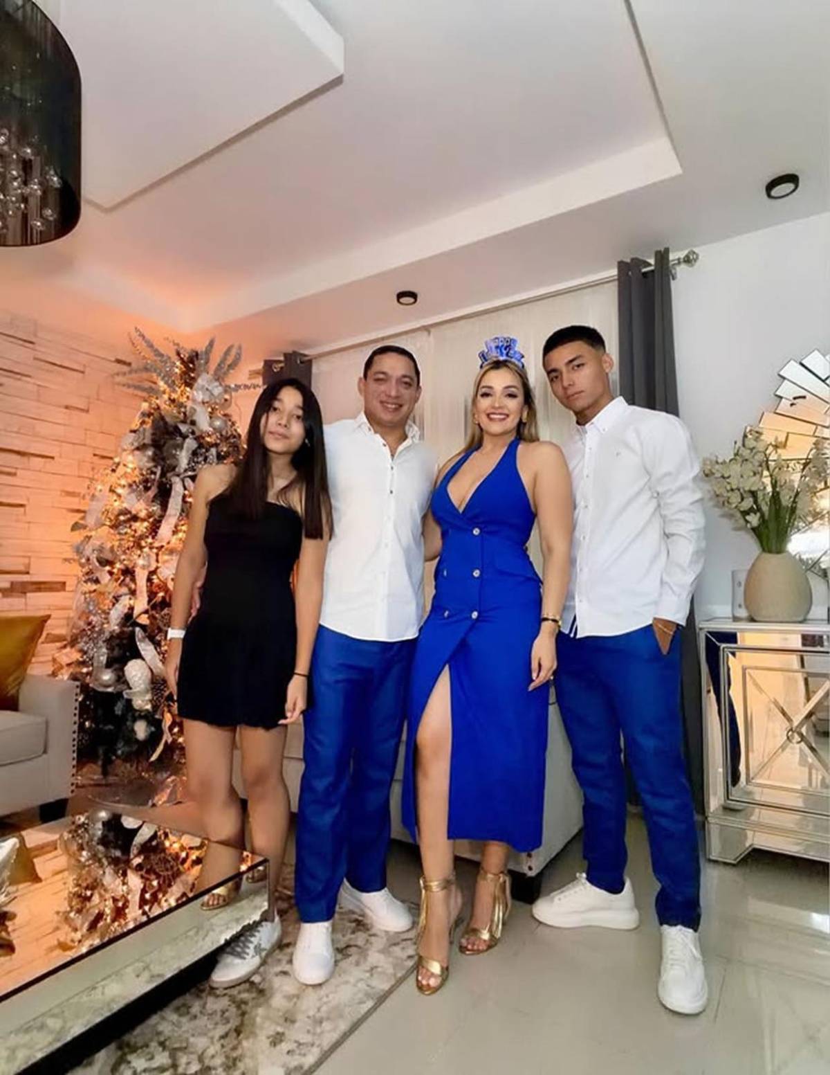 La esposa de Emilio, deslumbrante: Así recibieron el 2026 las parejas del fútbol hondureño, ¿y Quioto con quién salió?