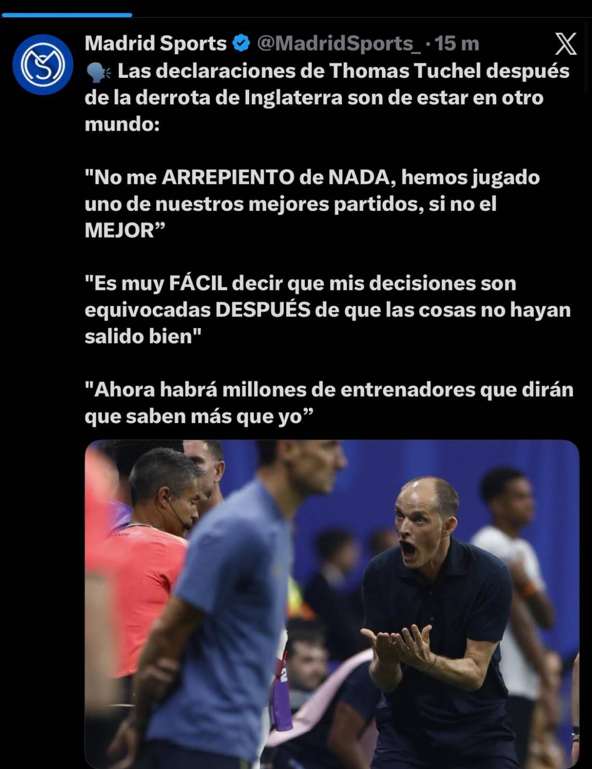 Debe renunciar hoy: Rooney y la prensa inglesa no perdonan a Thomas Tuchel