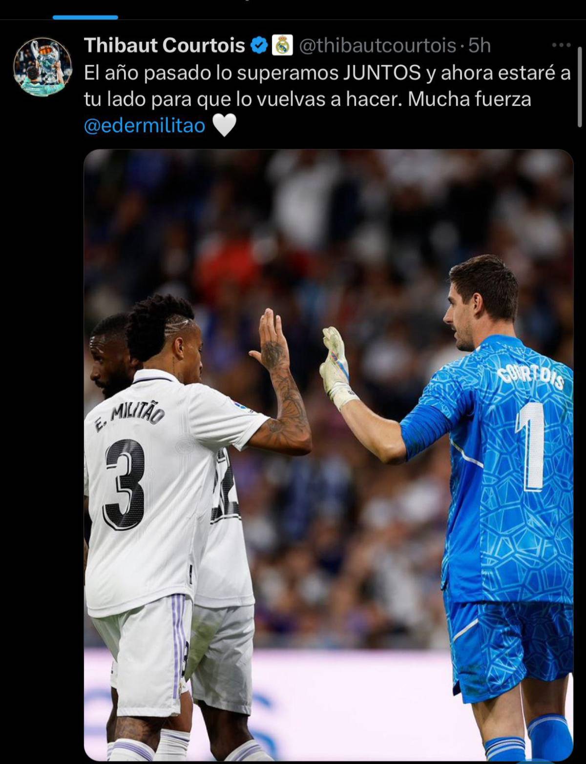 Militao se desahoga en redes y el mensaje de Ramos y Marcelo: el brasileño es arropado por todo el Real Madrid tras su lesión