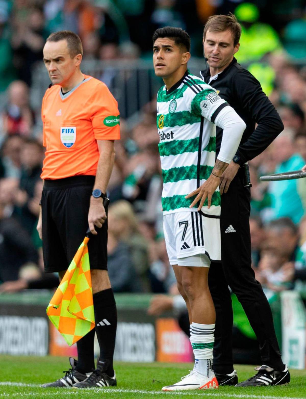 Así fue el debut del hondureño Luis Palma con el Celtic en la Liga de Escocia; con el dorsal “7” y el saludo de Brendan Rodgers