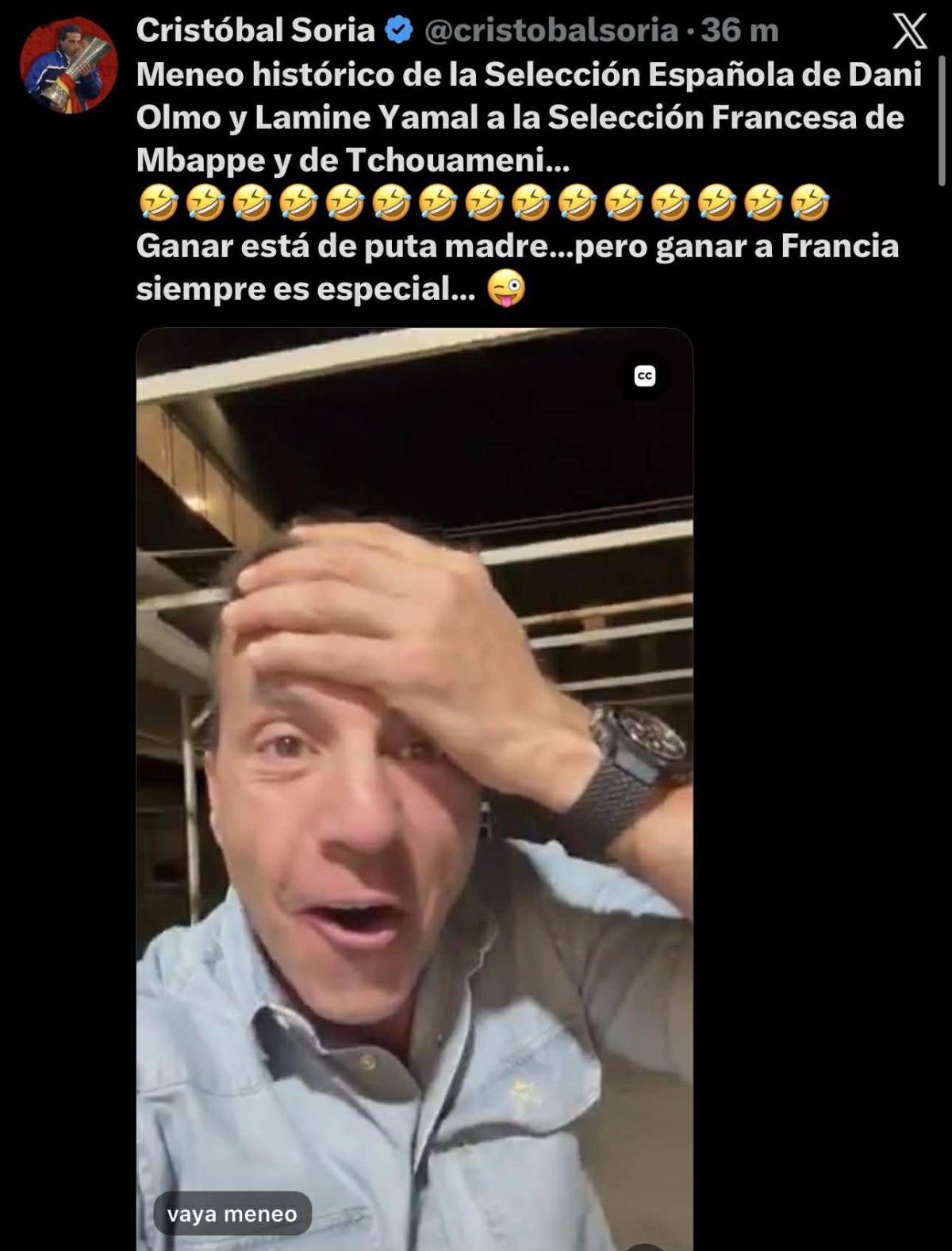 Soria se burla de Mbappé y prensa de España de toda Francia: Meneo histórico