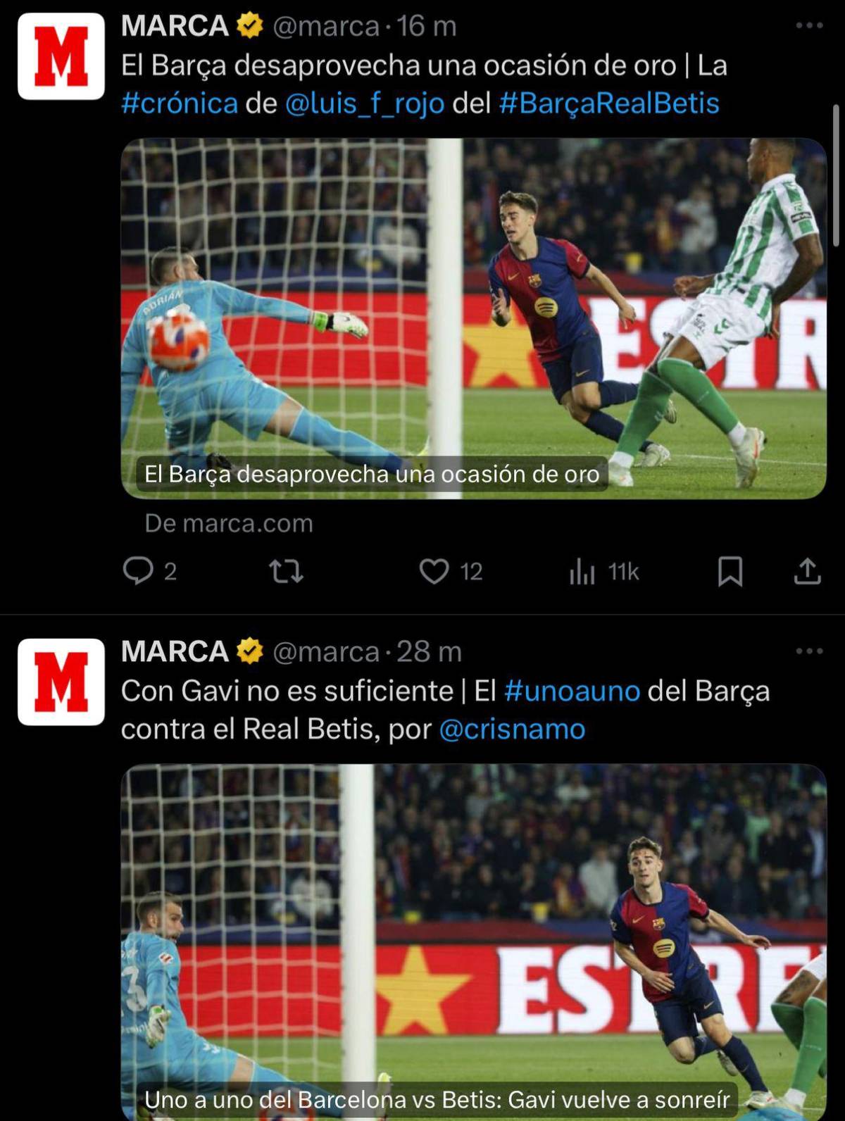Es parte de la estrategia En Madrid celebran este empate: así reacciona la prensa del Barcelona por dejar LaLiga viva
