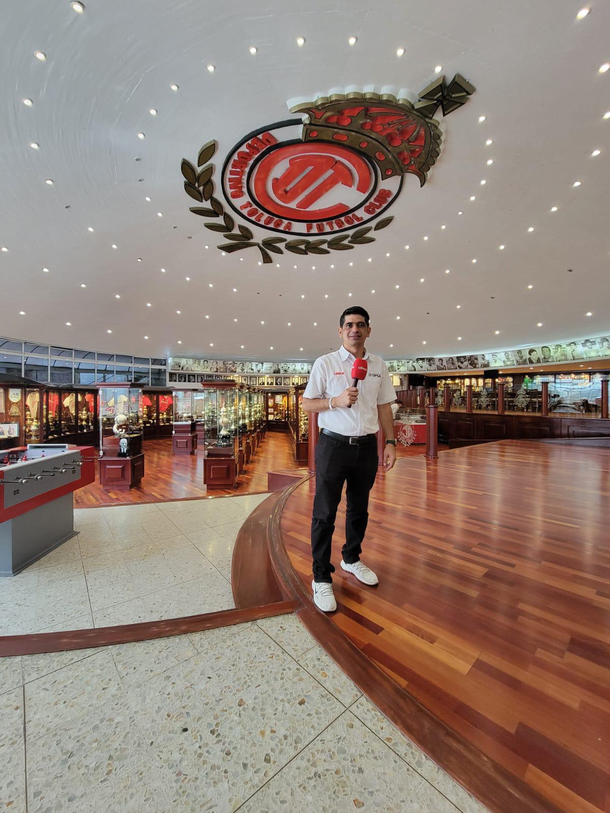 Olimpia y Carlos Pavón relucen en las vitrinas: así es el histórico y hermoso museo del Toluca en el Nemesio Diez