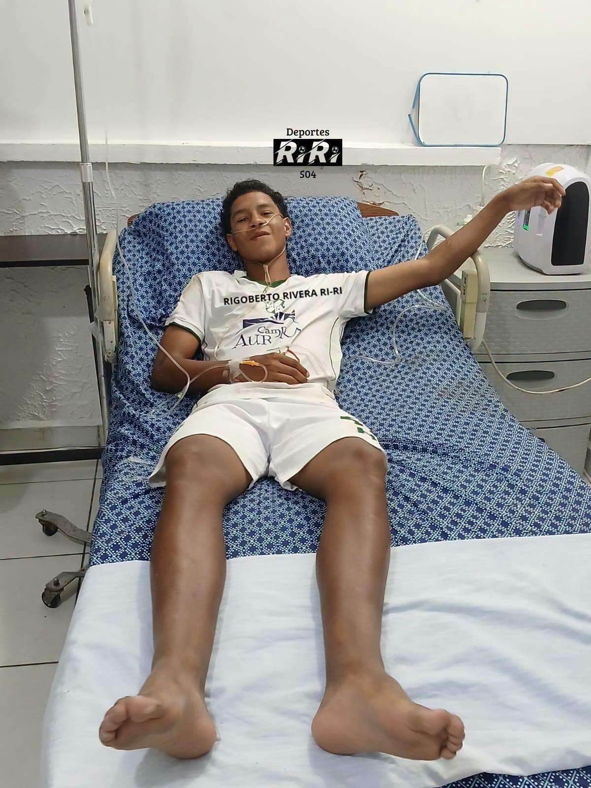 Dilan Gerardo Tejada Amador se encuentra estable luego del golpe que recibió en su cabeza.