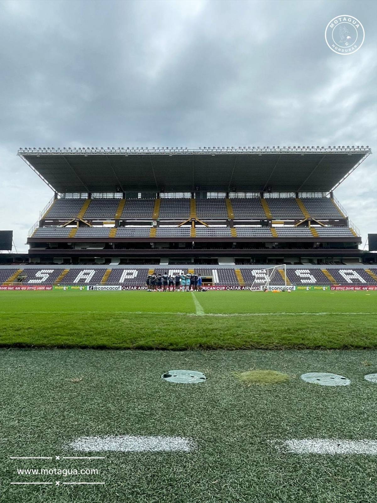 Así fue el entrenamiento de Motagua en el estadio Ricardo Saprissa de cara a la batalla ante los “Morados”