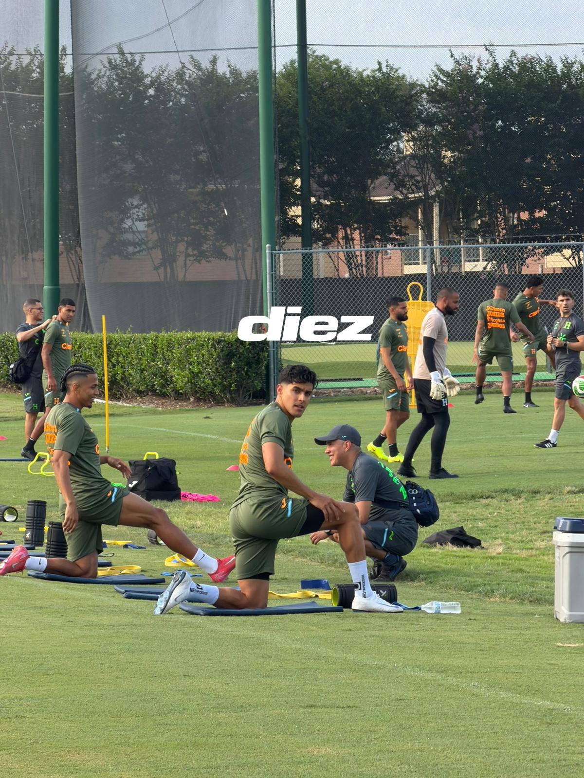 Dereck y Keyrol juntos por primera vez: Honduras entrena pensando en Argentina