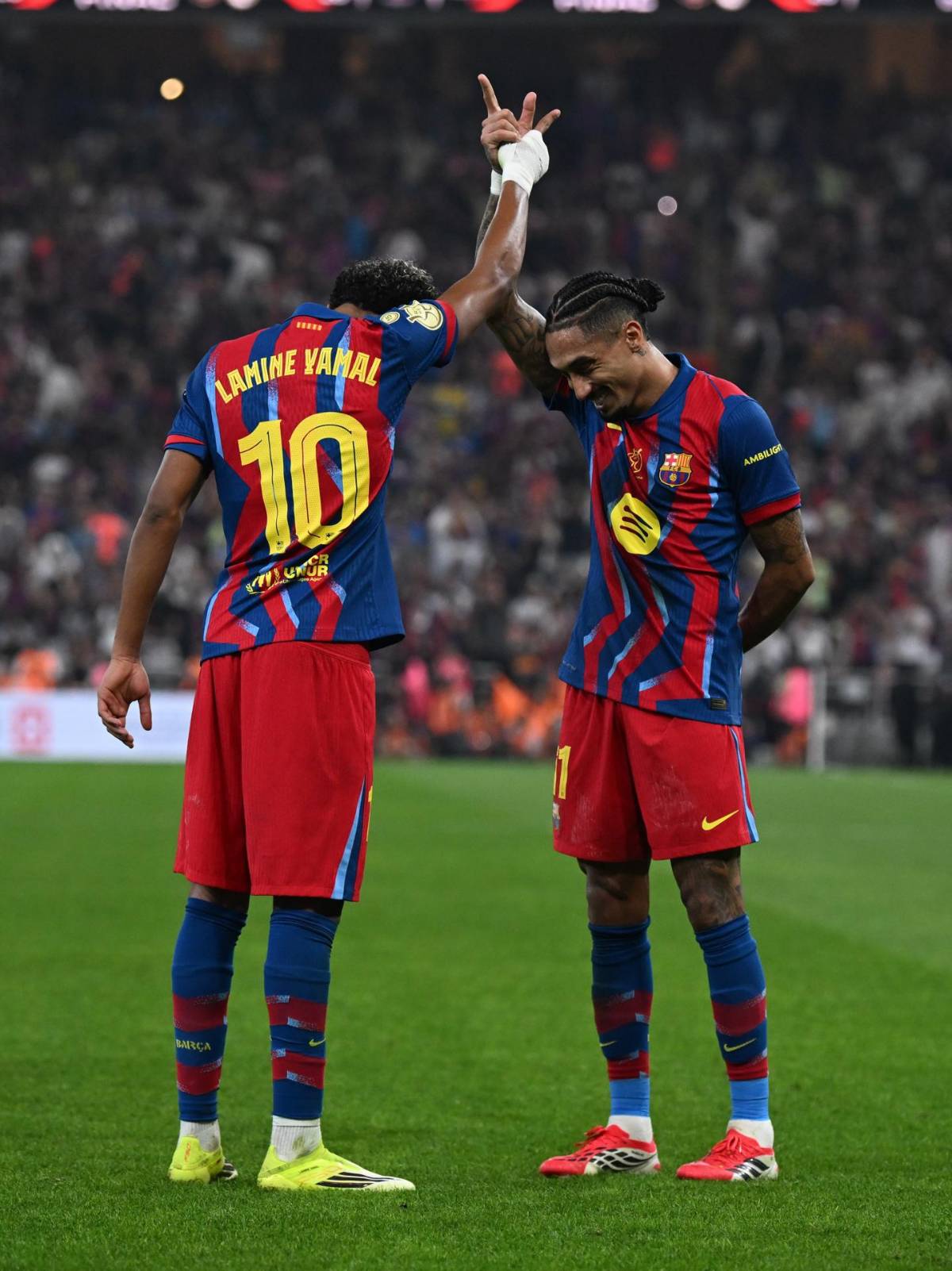 El culpable de la derrota del Real Madrid, Raphinha se burló tras la corona del Barcelona y ¿quién levantó la Supercopa de España?