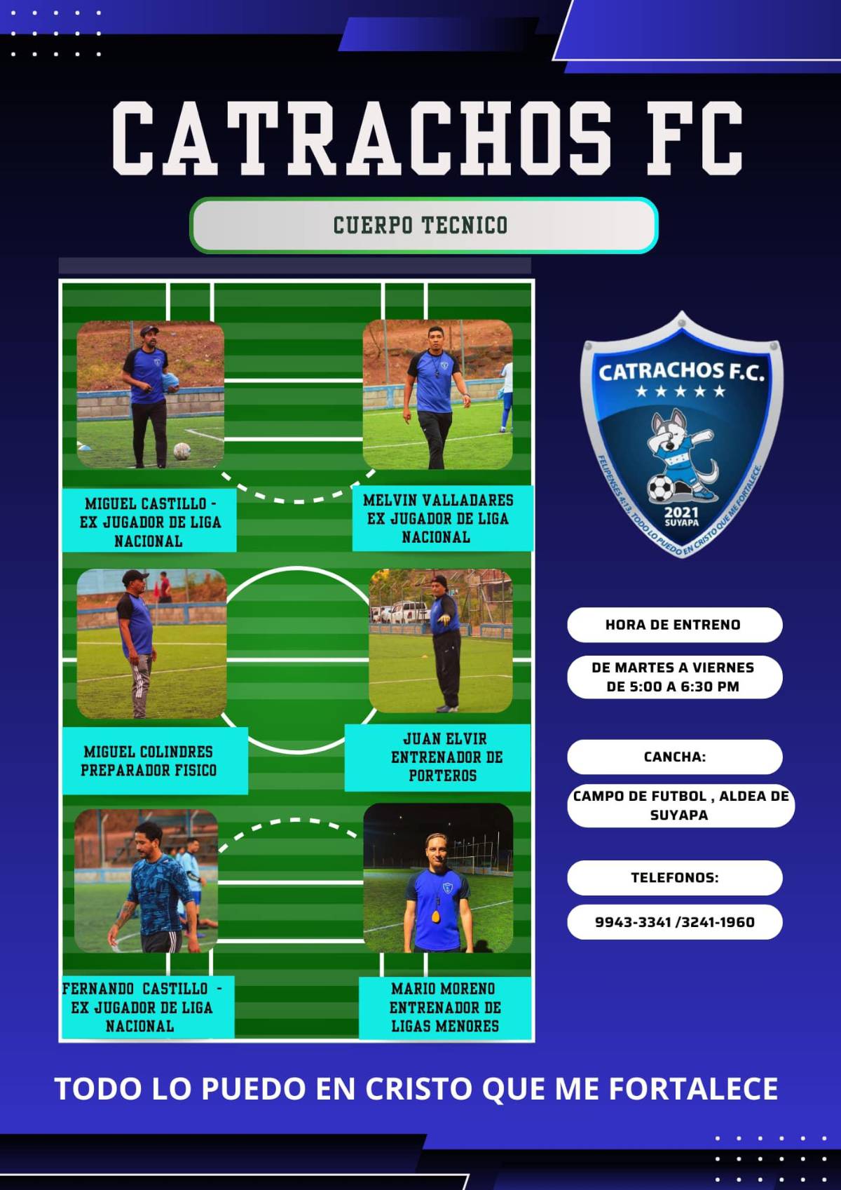 ¡Imparten sus conocimientos! Tres exjugadores hondureños lideran un proyecto deportivo que ayuda a más de 100 niños y niñas