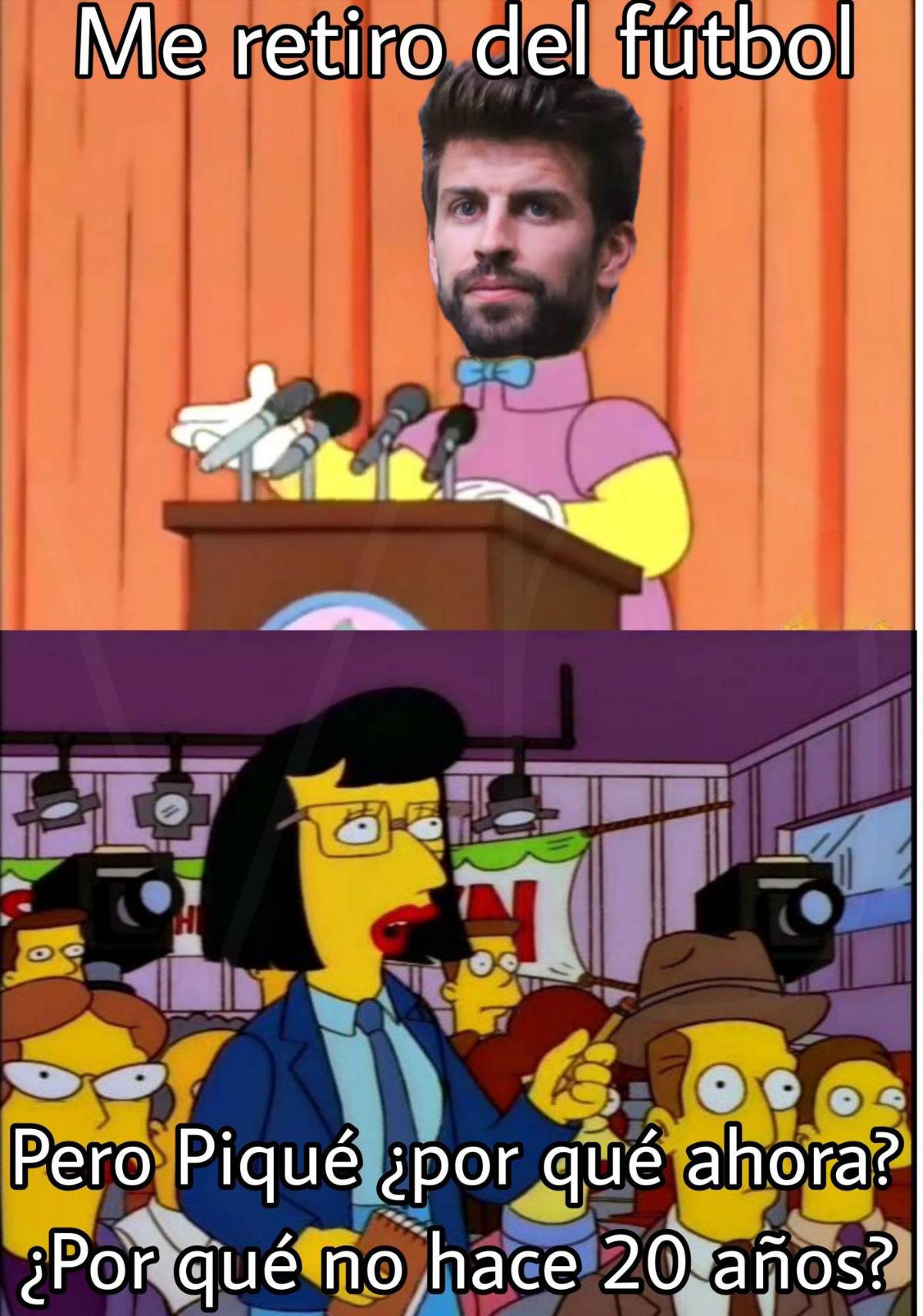 Piqué anunció su retiro del fútbol y los memes destrozan al jugador del Barcelona; Shakira es protagonista también