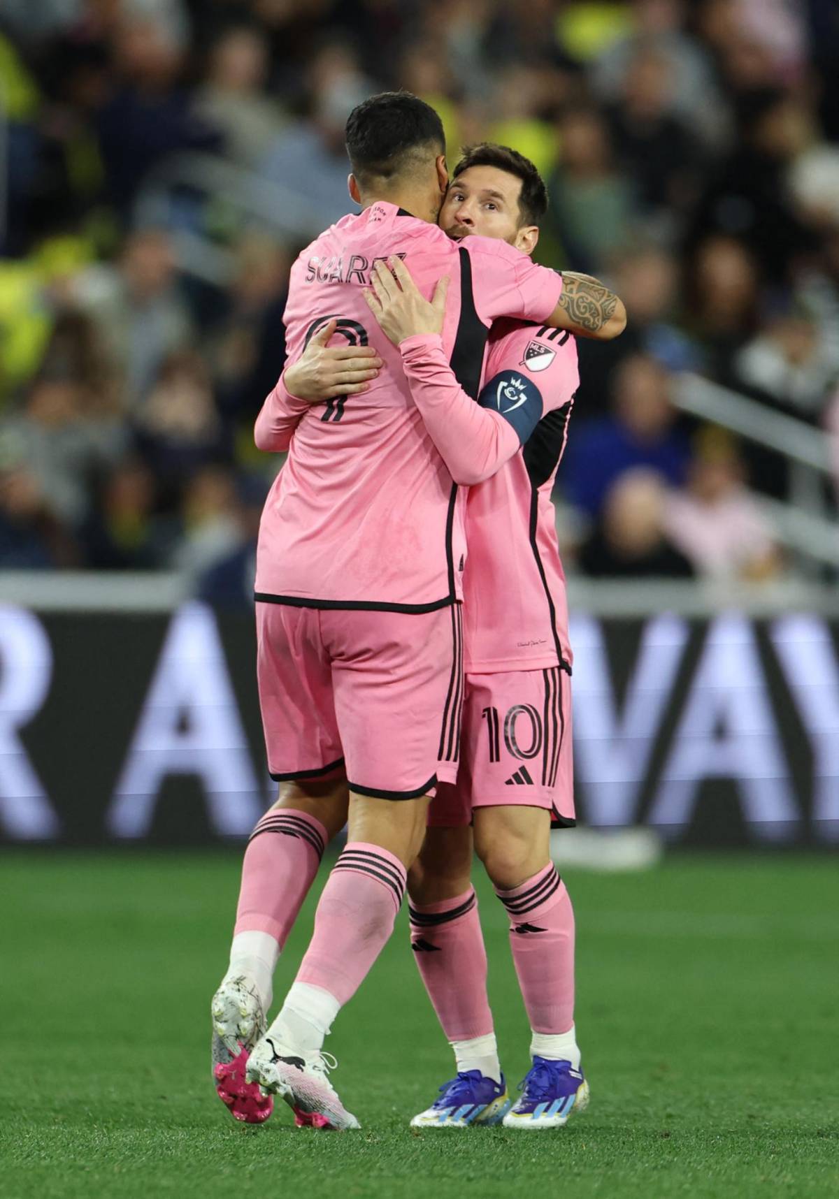 El primer gol de Messi en la Concachampions con el Inter Miami y su bronca con jugador panameño del Nashville