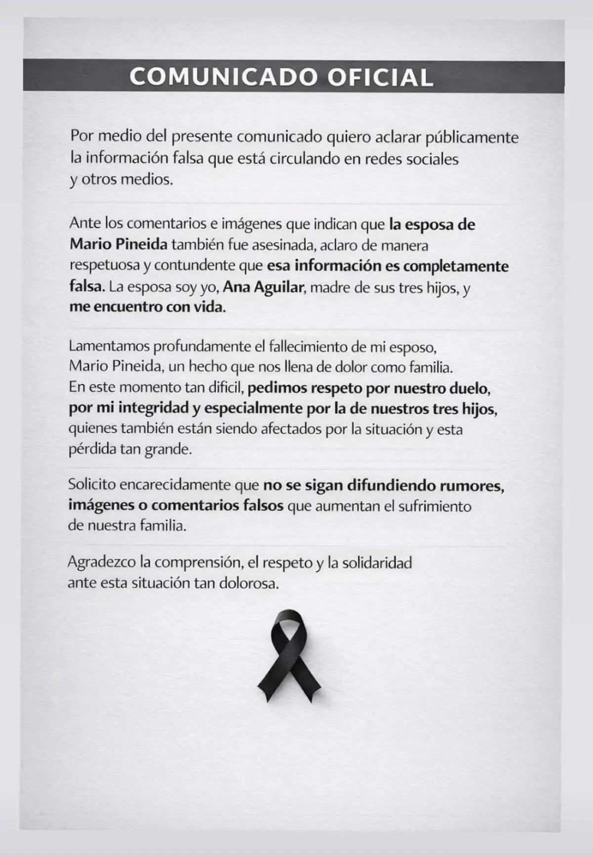 Revelan en qué trabajaba la amante asesinada de Mario Pineida y la denuncia que hizo la verdadera esposa