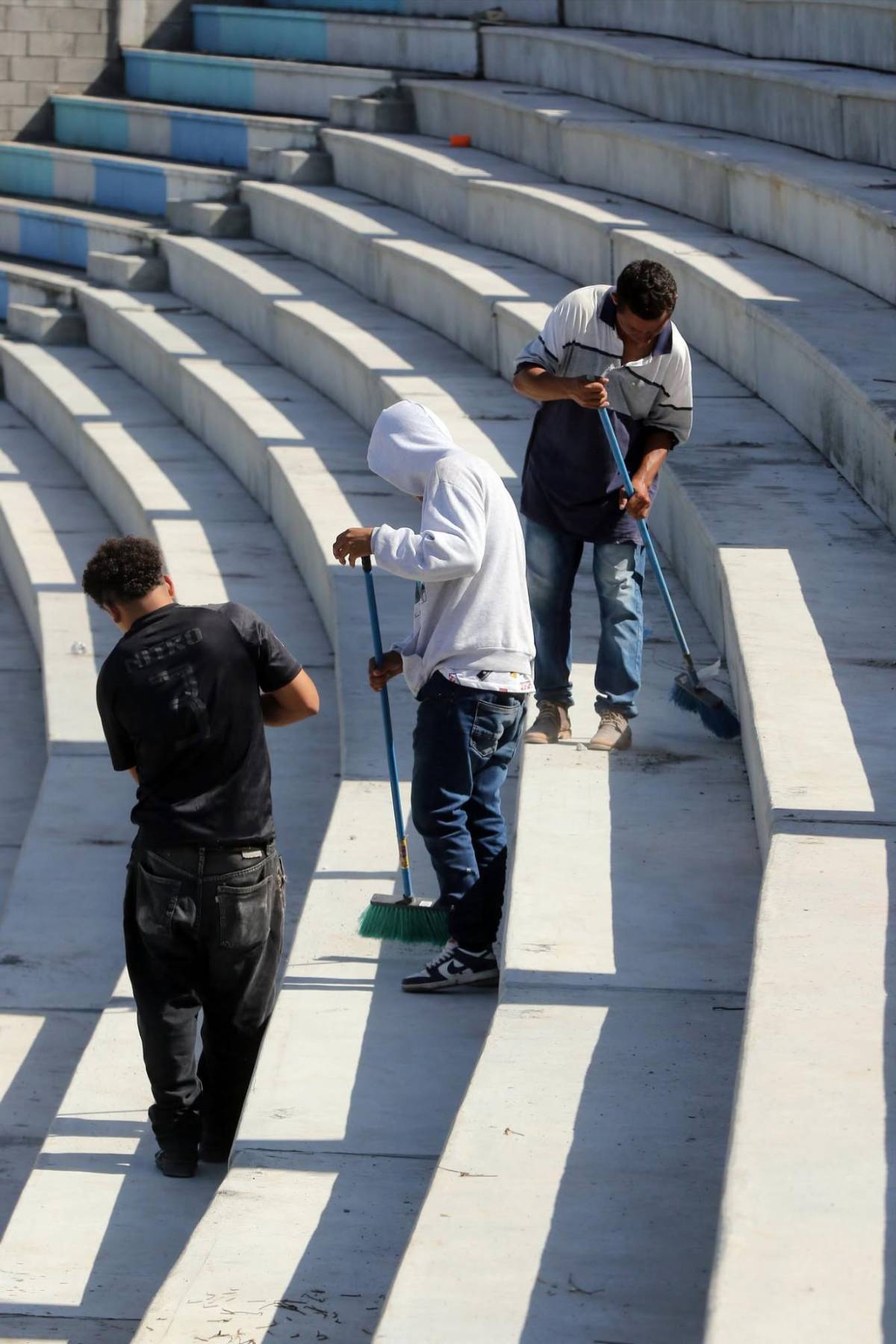 ¡Listo para recibir al público en sol centro! El estadio Nacional Chelato Uclés luce imponente