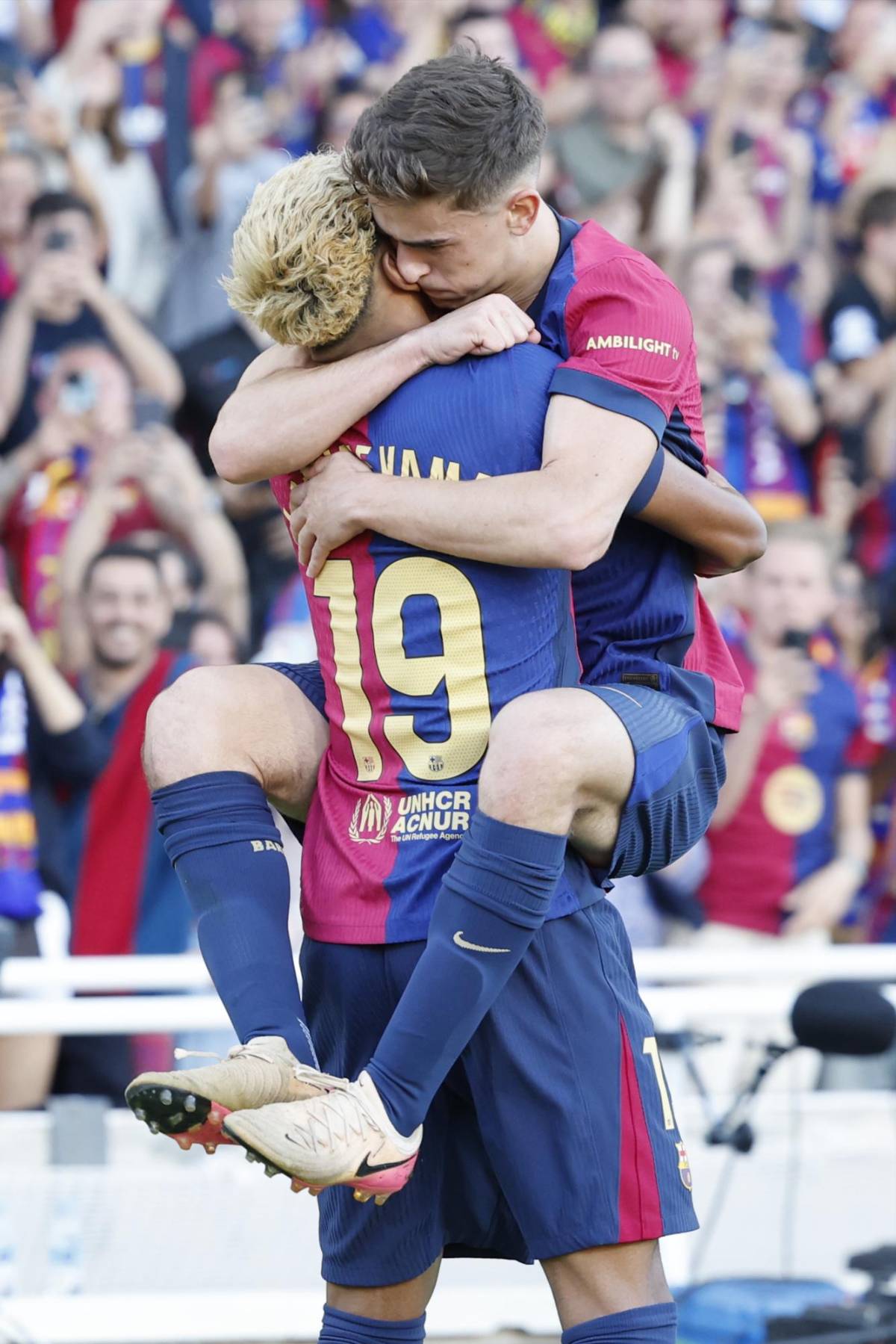 Al Real Madrid no le gustará lo que hizo el Barcelona en su festejo, celebración de Yamal y piden salida de Vinicius