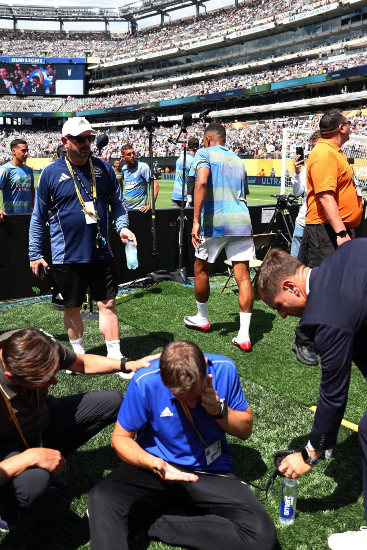 Mundial de Clubes: los famosos que asistieron al PSG-Real Madrid y Mbappé se bajó a un camarógrafo