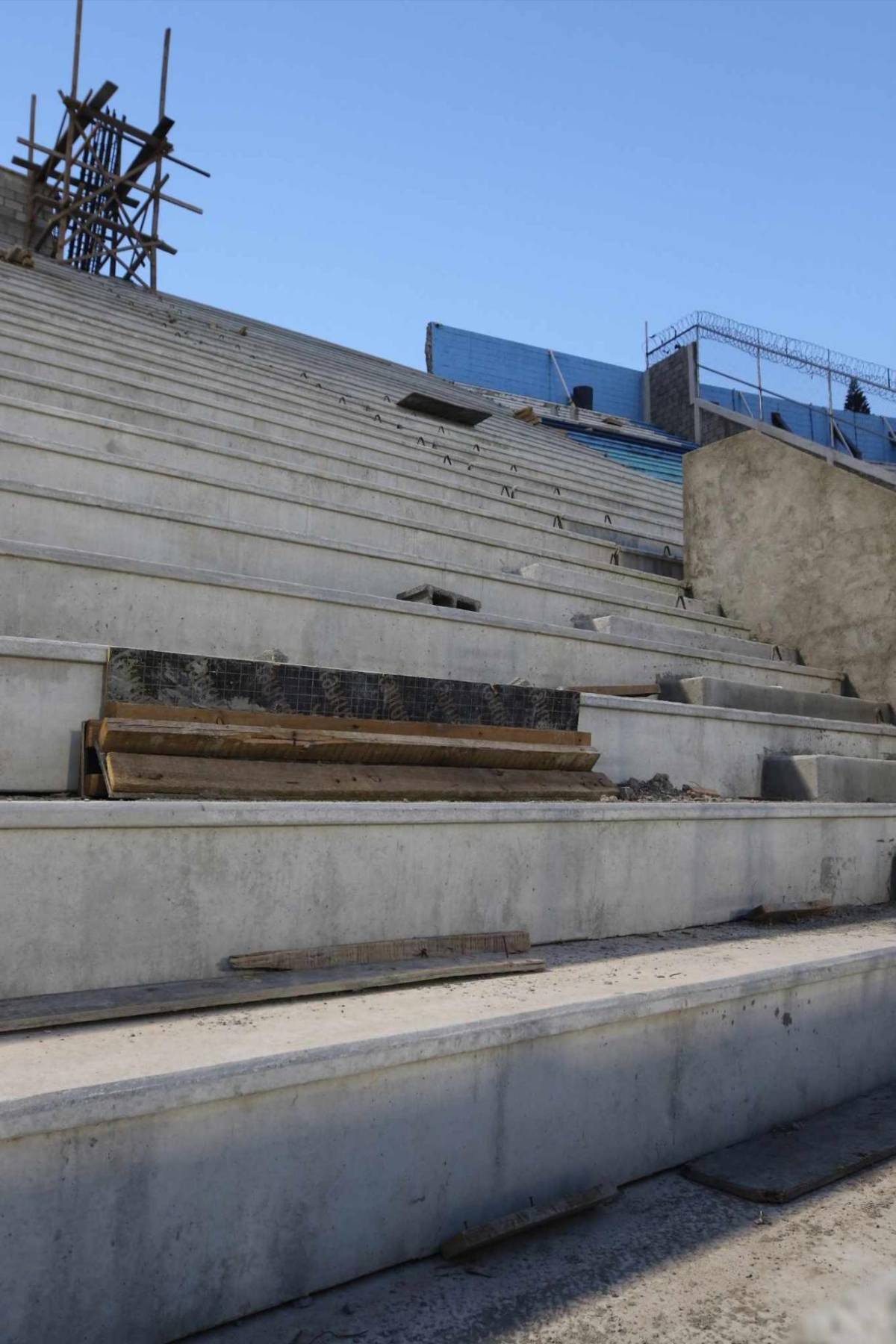 ¡Hay fecha de entrega! Así avanza la etapa final de las graderías del estadio Nacional de Tegucigalpa
