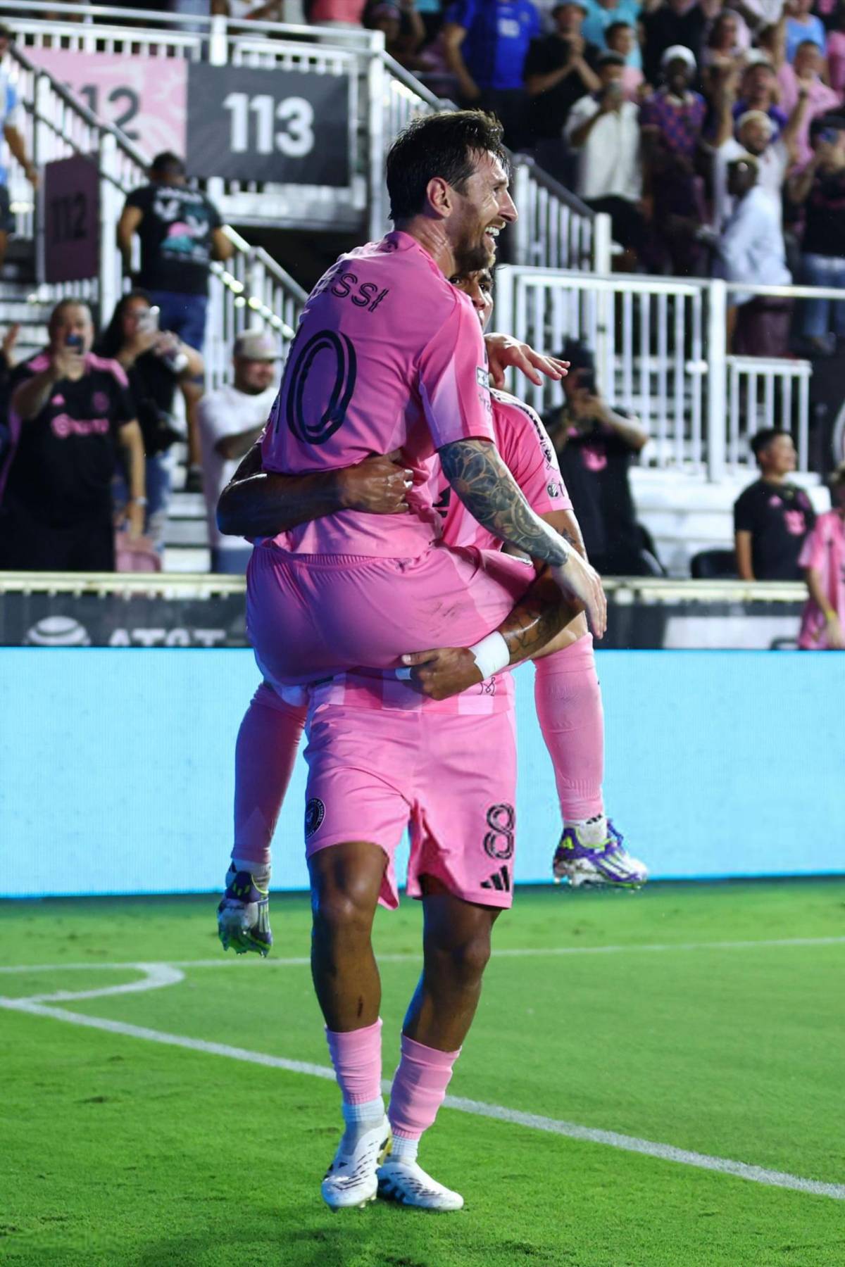 Inter Miami: el festejo de Messi con sus hijos y la algarabía tras clasificar a la final de la Leagues Cup