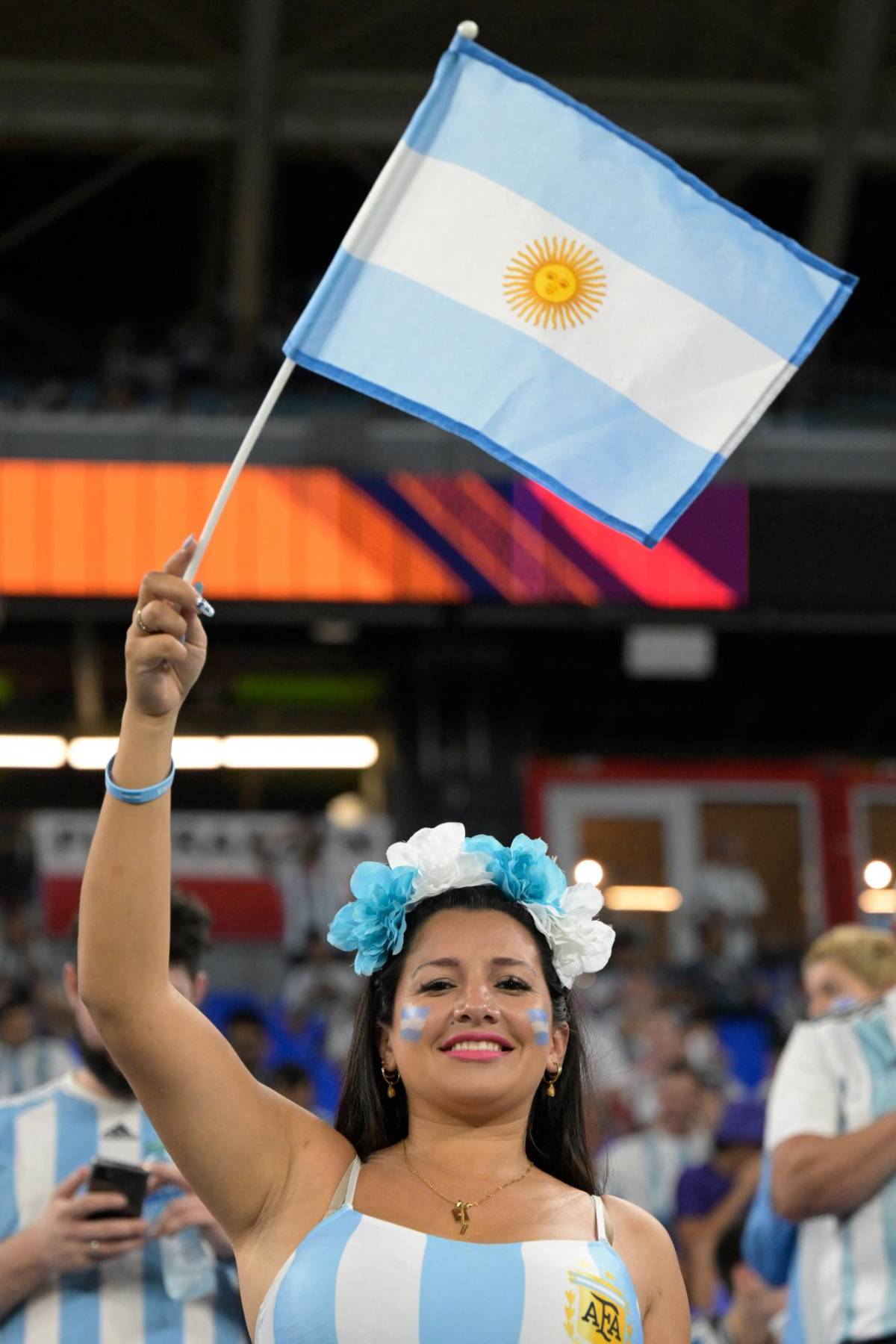 La hermosa qatarí apoyando a Argentina, la despampanante mexicana y las bellas damas de Arabia Saudita