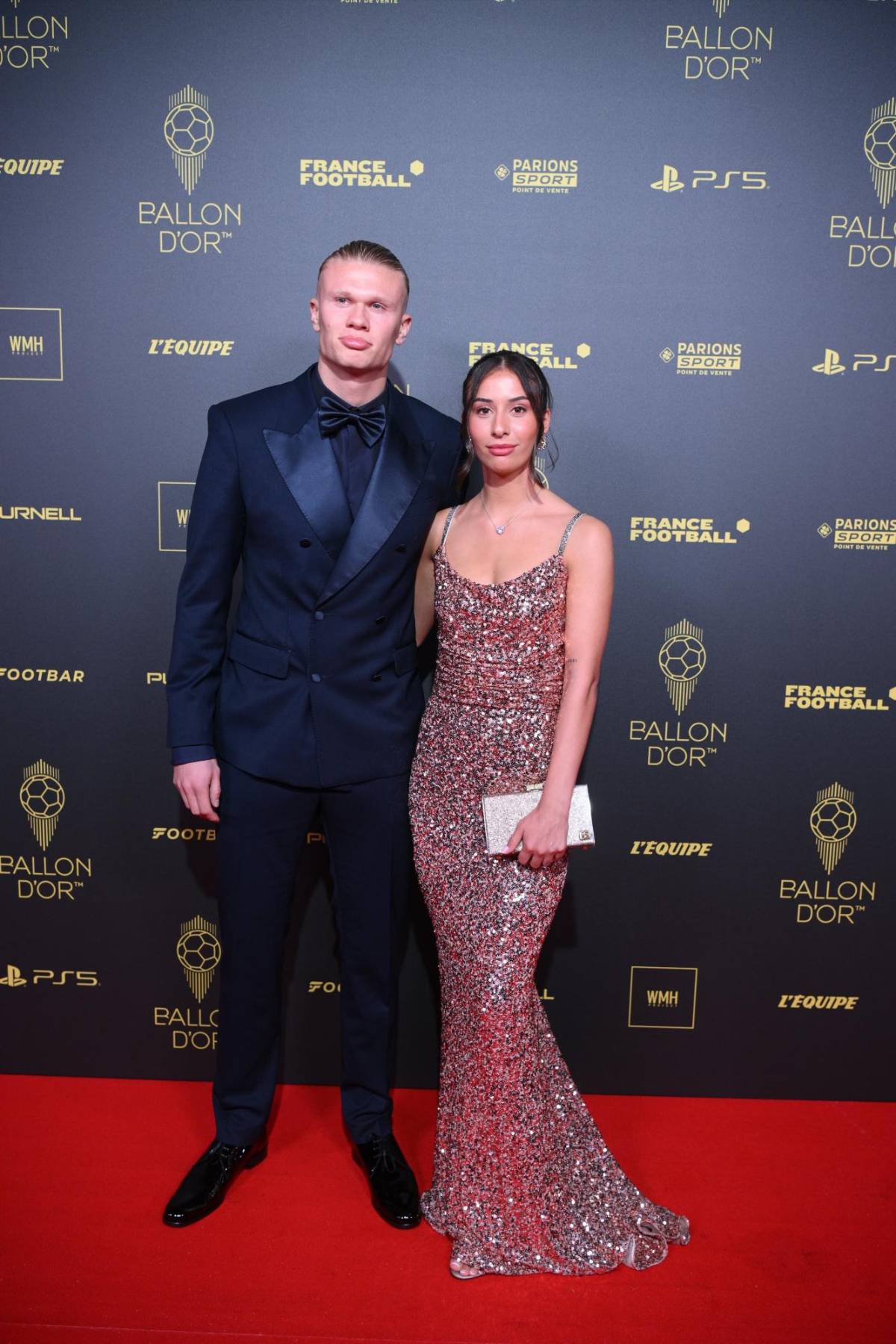 El futbolista abucheado en la alfombra roja del Balón de Oro, quién es la novia de Haaland y los invitados de lujo