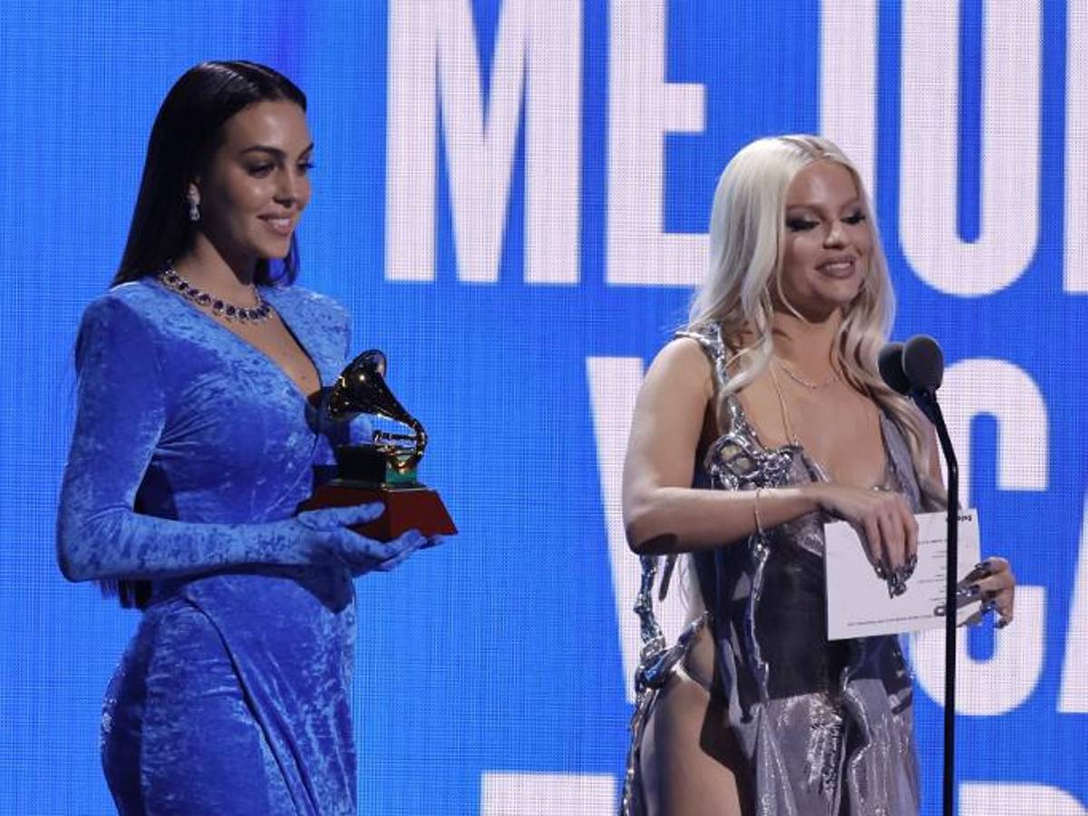 Georgina Rodríguez incendió Las Vegas: así lució la novia de Cristiano en los Latin Grammy 2022 y su incidente antes de la premiación