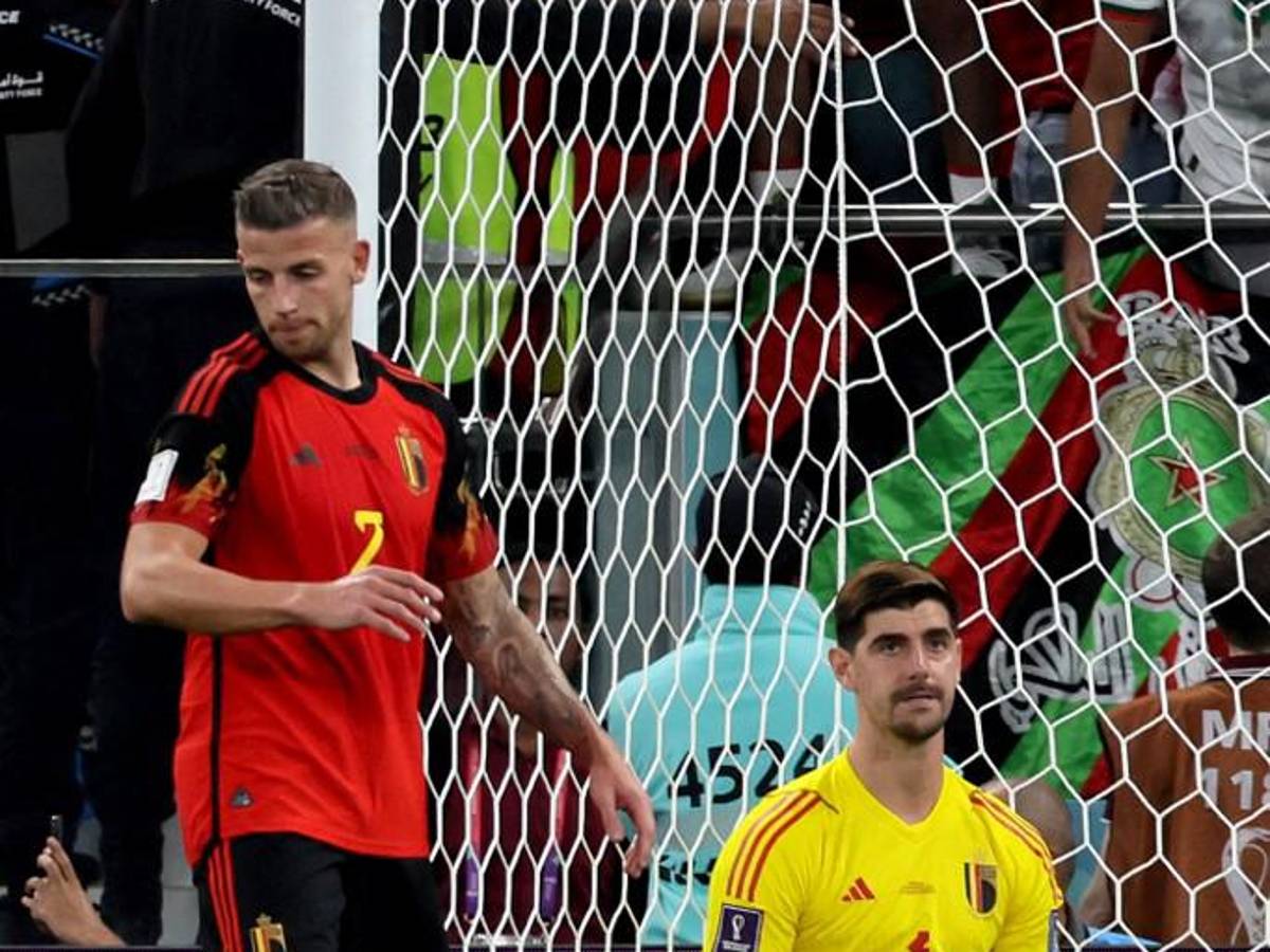Cantó el himno, pero no jugó el partido; el desconocido Courtois y el beso a Hakimi en la victoria de Marruecos en Qatar 2022