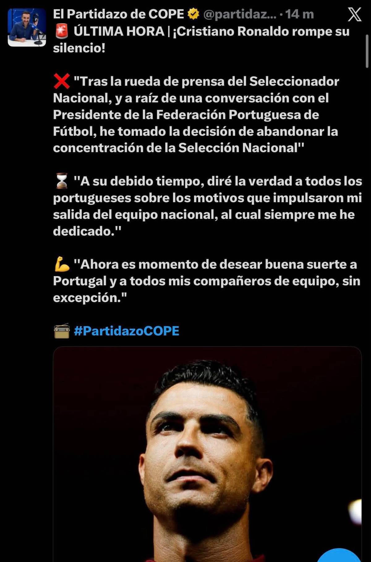 Envidia a Messi: así reacciona la prensa al abandono de Cristiano Ronaldo