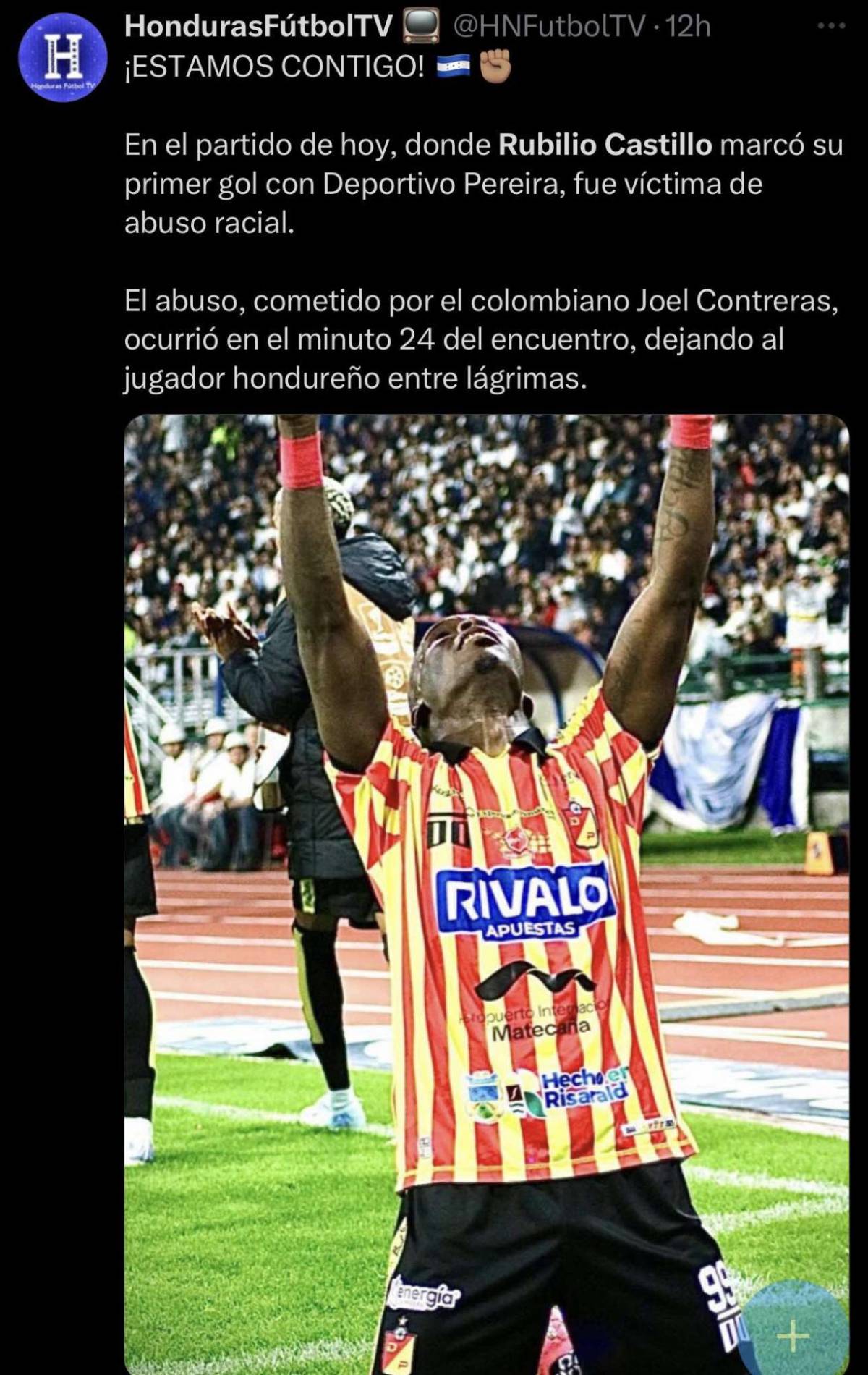 “Una vergüenza” “que asco” “penoso”: así reacciona la prensa de Colombia sobre el caso de racismo que sufrió Rubilio Castillo