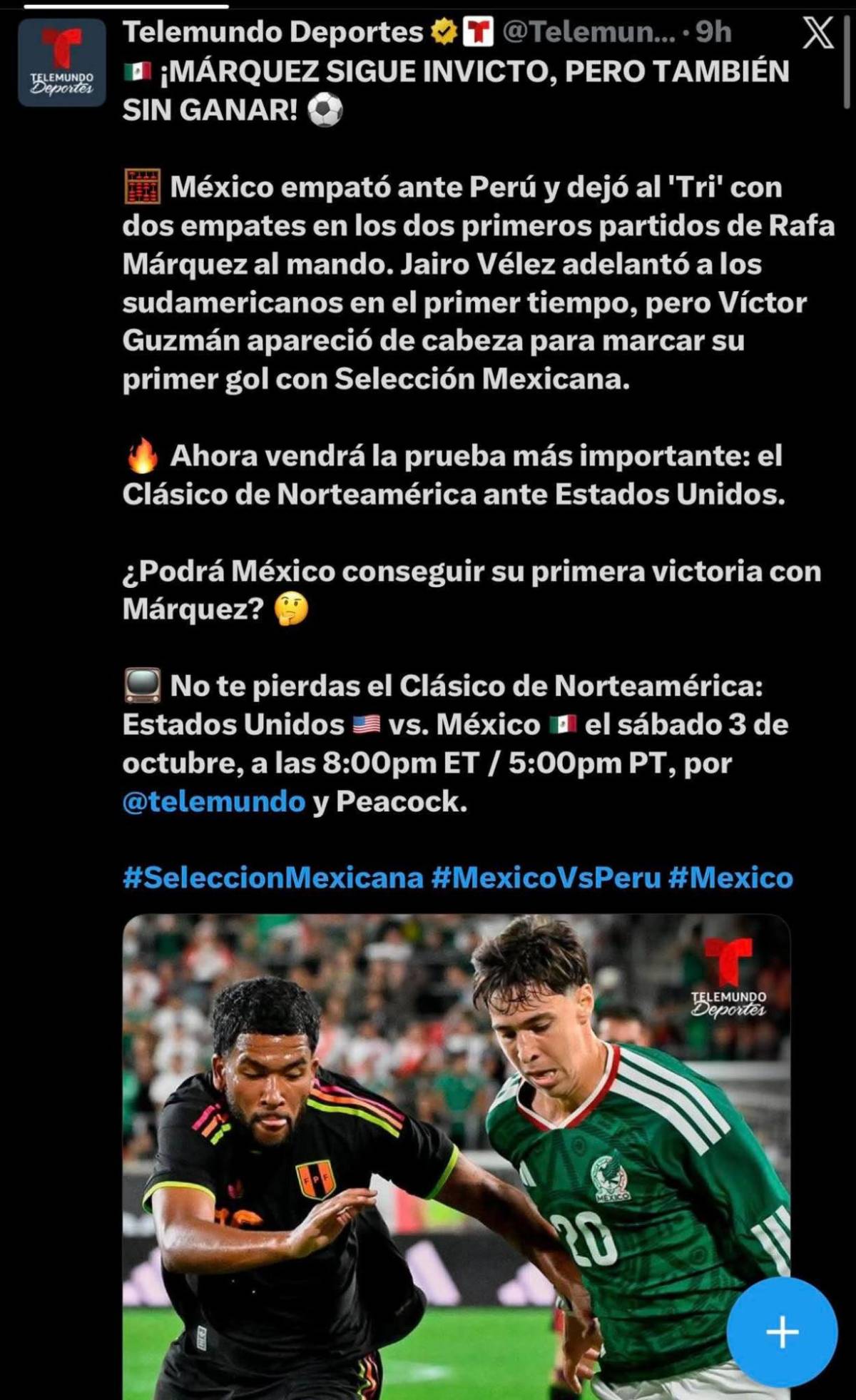 Faitelson y prensa no perdonan a Rafa tras tropiezo de México: No tiene dos selecciones