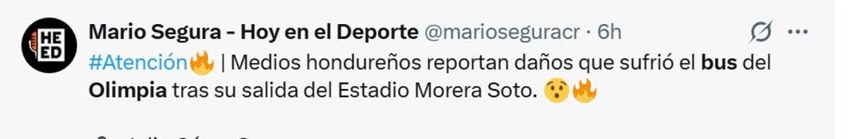 Vergüenza de ataque, descalificación y Concacaf se hará de la vista gorda: prensa de Honduras condena agresión contra Olimpia en Costa Rica