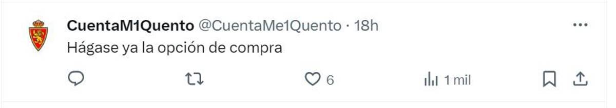 “Vaya crack, hágase la opción de compra”, afición de Zaragoza destacó a Kervin Arriaga al ser nombrado MVP del juego contra Málaga