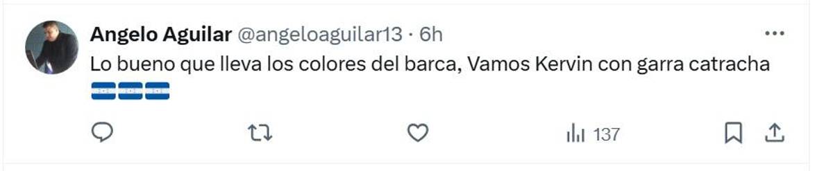 Le pone garra y corazón: aficionados se rinden ante el fichaje de Kervin Arriaga con el Levente