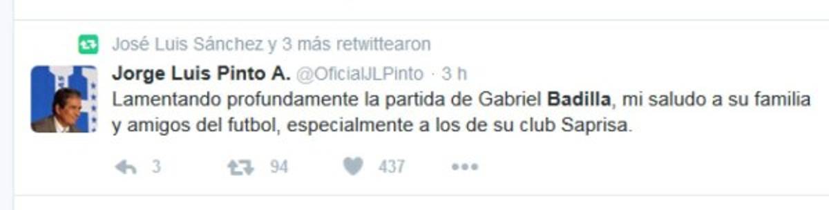¡QUÉ TRISTE! El fútbol costarricense llora la muerte de Gabriel Badilla