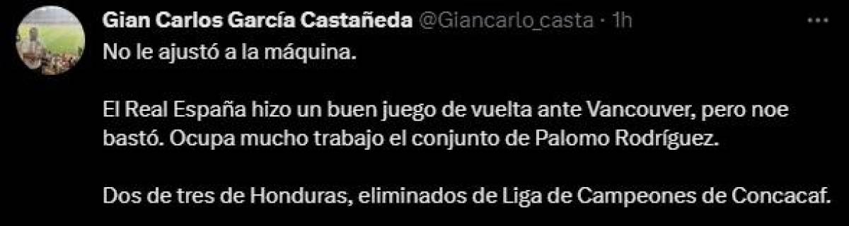 “Cierre con dignidad”: Prensa hondureña e internacional reaccionaron al triunfo del Real España en Concacaf