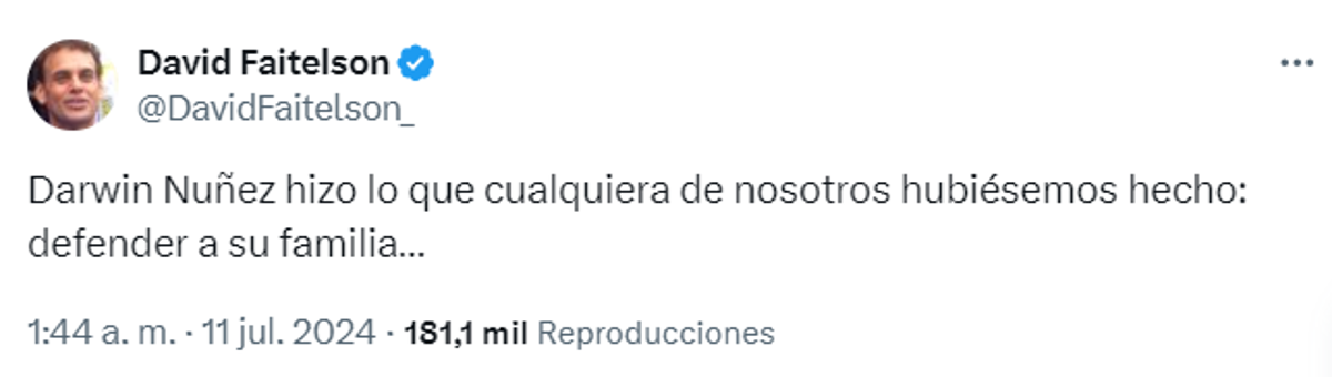 Darwin Núñez se peleó con la afición de Colombia y así reacciona la prensa: “Lo que hizo fue defender a su familia”