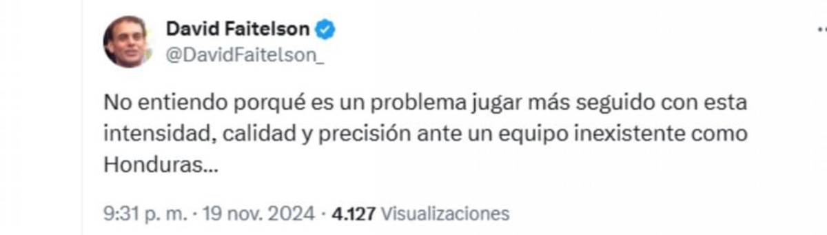 Faitelson despotricó contra Honduras: lo que dice la prensa de México tras la paliza a la Bicolor; “son inexistentes”