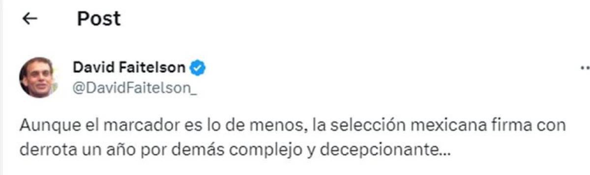 ¡No se olvidó de Honduras! David Faitelson echa fuego tras la derrota de México ante Colombia en amistoso