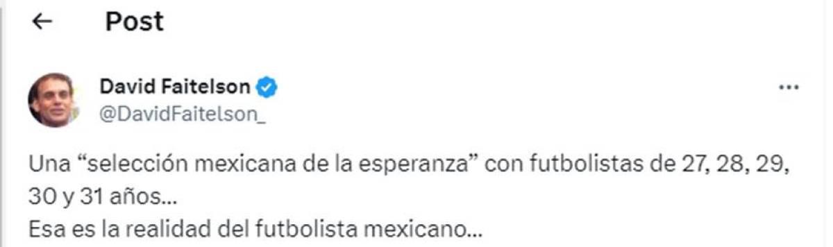 ¡No se olvidó de Honduras! David Faitelson echa fuego tras la derrota de México ante Colombia en amistoso