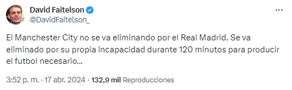 ”No tiene sentido”: lo que dicen los jugadores y medios del triunfo del Real Madrid sobre el City en Champions