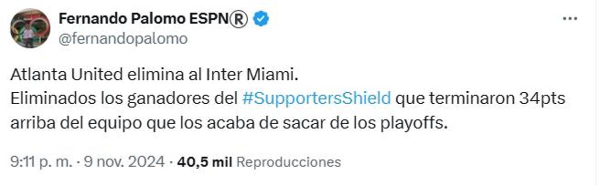 Prensa reacciona por el fracaso del Inter Miami y atacan a Messi: “Las piernas siempre le tiemblan ante la adversidad”