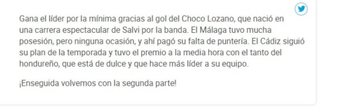 Lo que dice la prensa internacional del Cádiz y el Choco Lozano tras su cuarto gol consecutivo: 'Imparables'